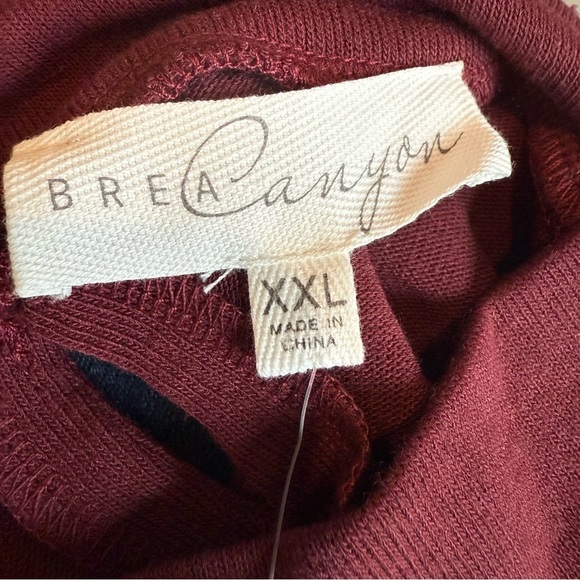 Brea Canyon Women's Roza Long Sleeve Blouse Keyhole Front Knit Shirt Sz XXL - Picture 9 of 11